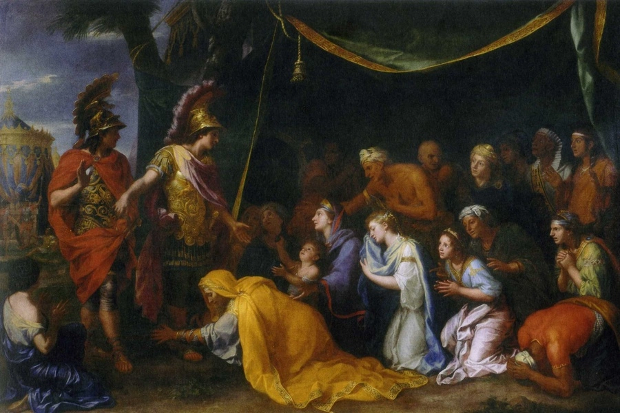 Alexander the Great and Darius' Family After the Battle of Issus