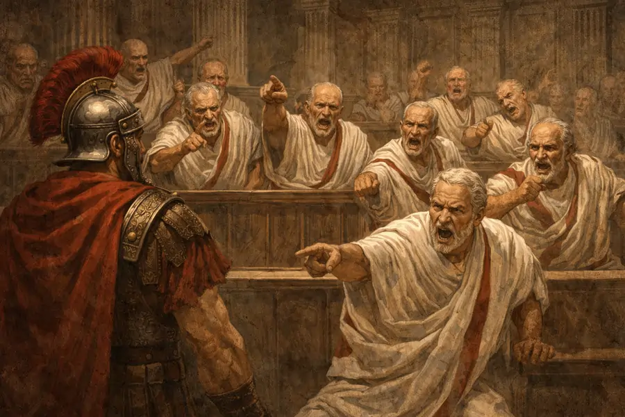 Romans displeased with Fabian tactics