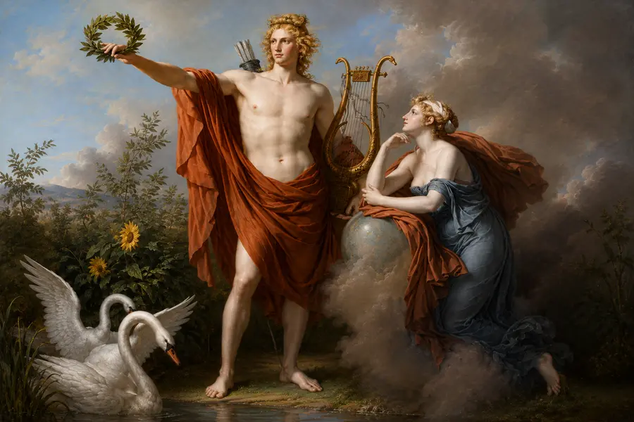 Apollo and the Oracle of Delphi