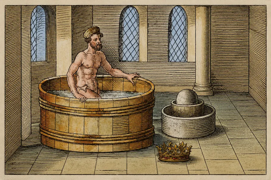 Eureka: Archimedes Discovering Buoyancy