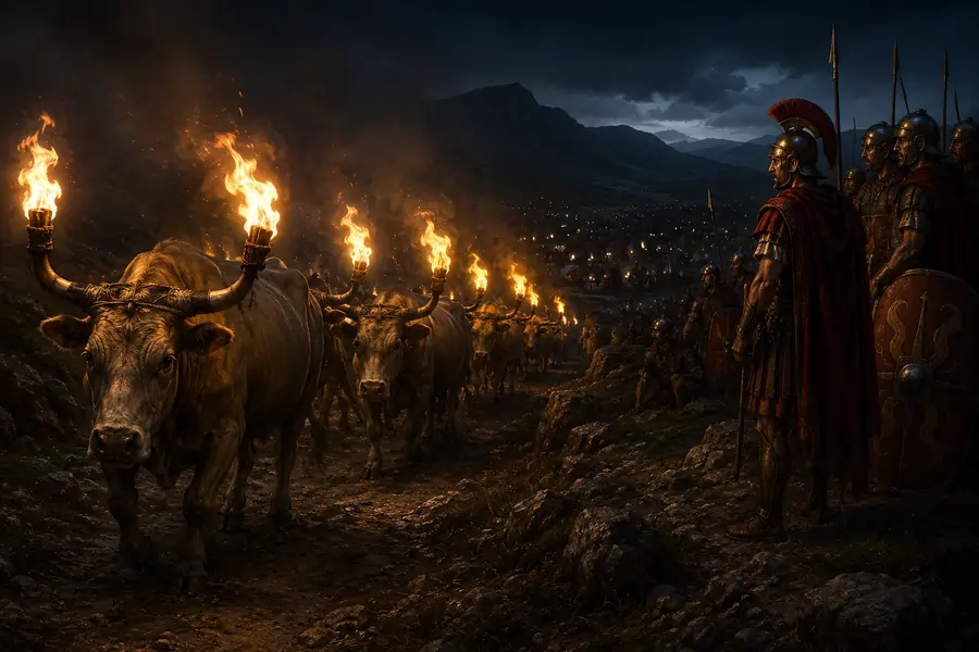 How Hannibal Escaped a Roman Trap at Ager Falernus (217 BC)