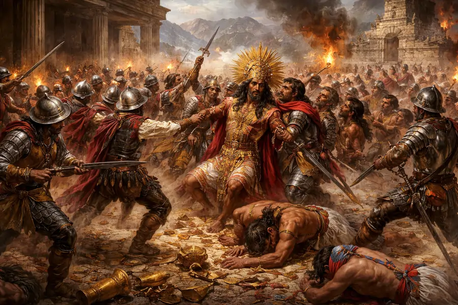 The ambush of Atahualpa