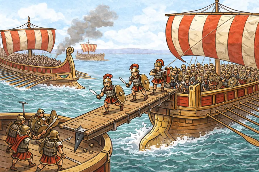 The Roman Corvus Explained: How Rome Defeated Carthage at Sea