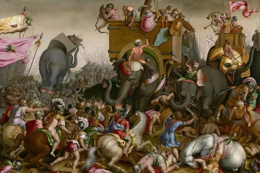 War Elephants in the Battle of Zama