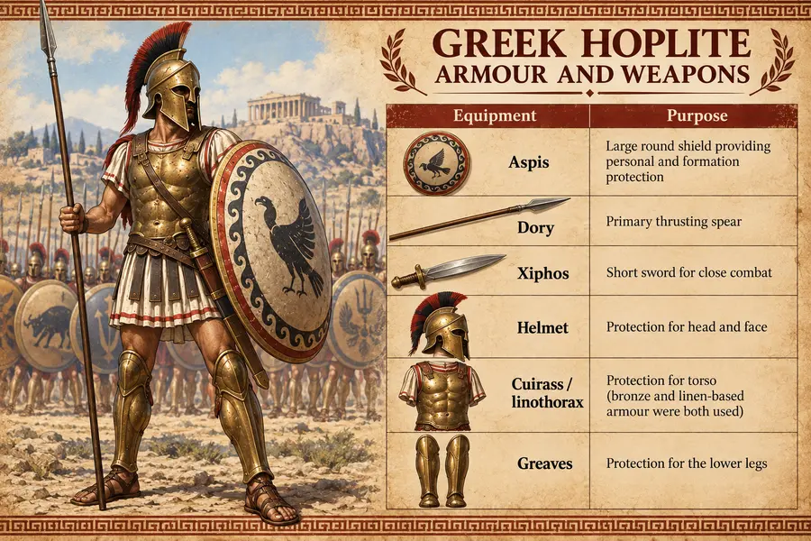 Greek Hoplite Weapons and Armor