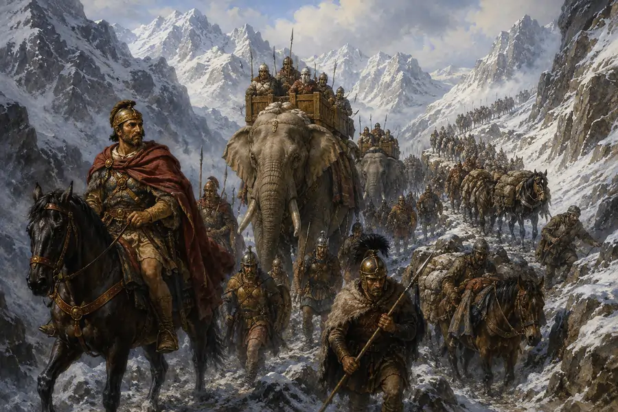 Hannibal Crossing the Alps