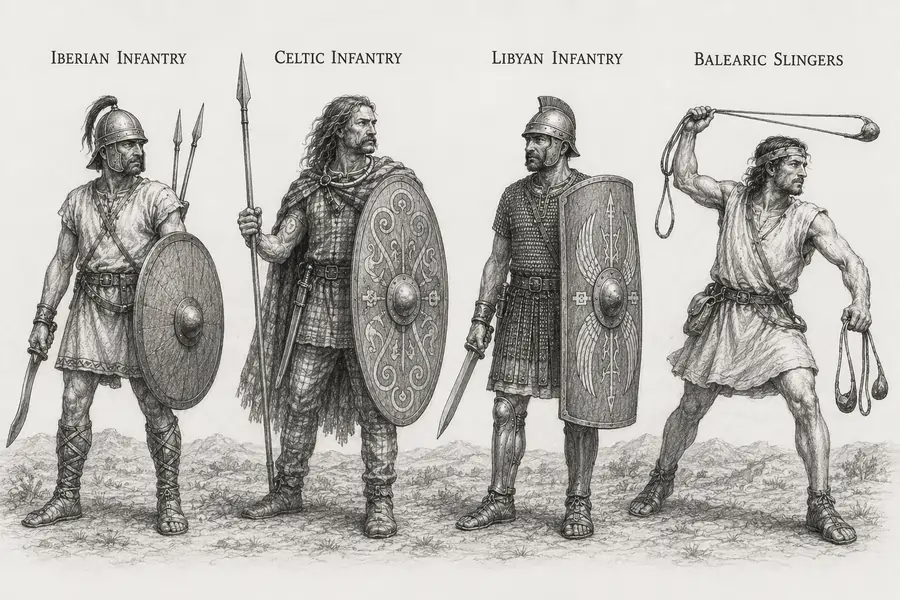 Hannibal's Infantry Units: Types, Tactics & Army Composition