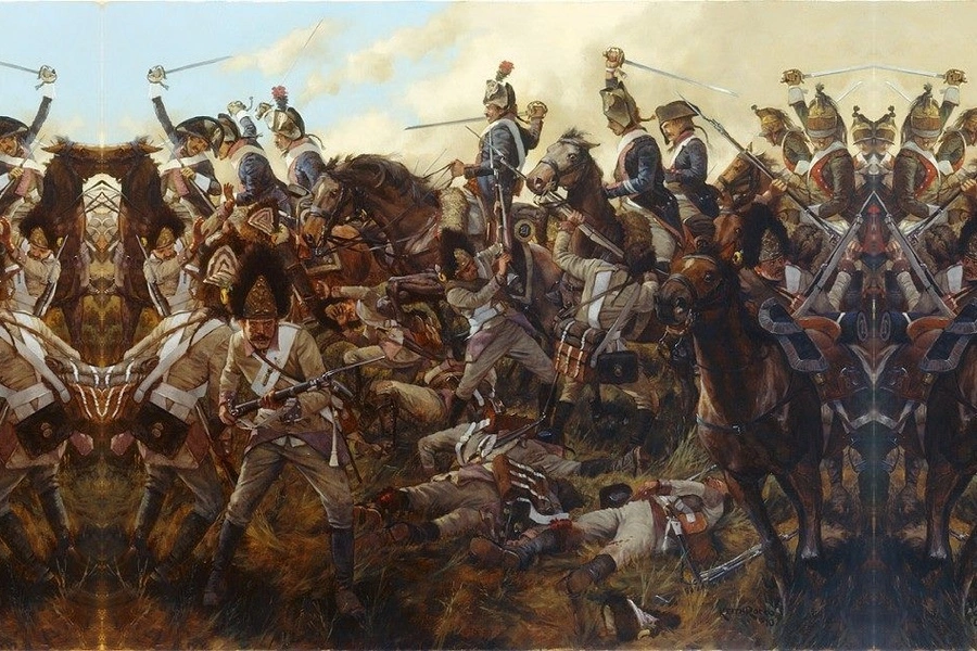 François Étienne de Kellermann and his Heavy Cavalry