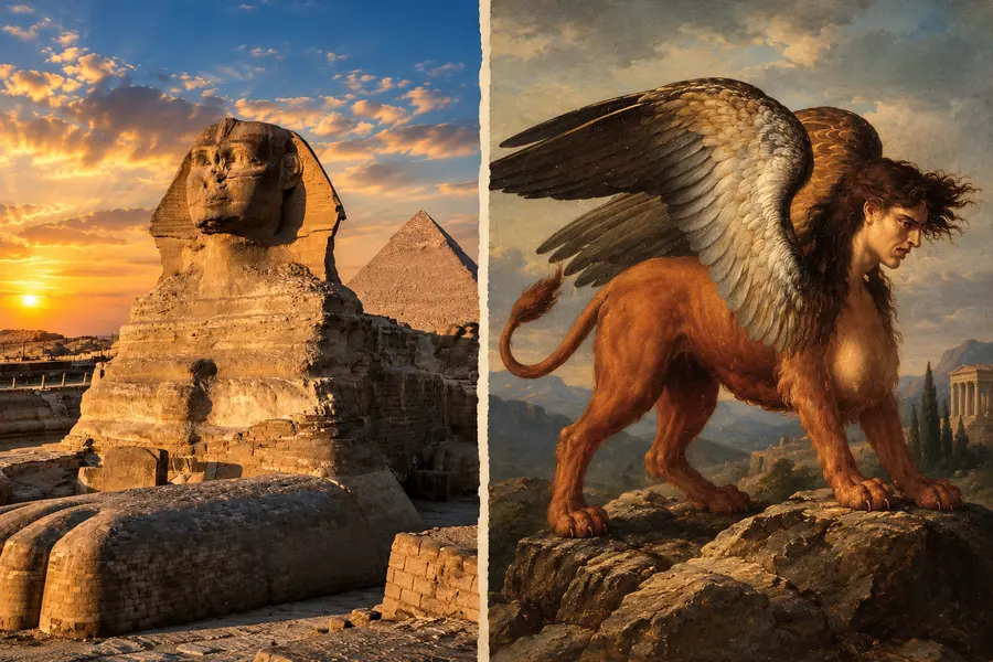 Egyptian Sphinx vs Greek Sphinx: Myth, Meaning & Oedipus