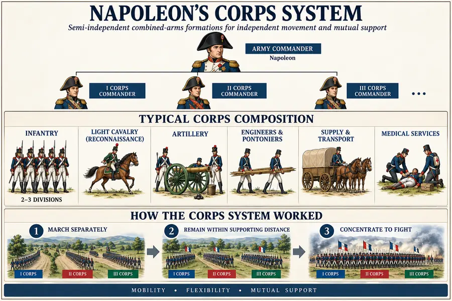 How Did Napoleon's Corps System Work?