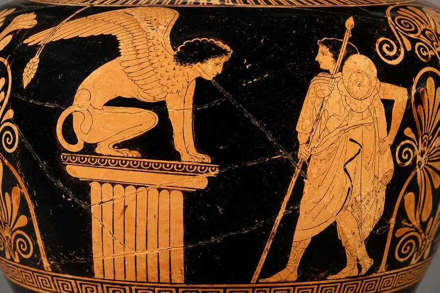 Oedipus and the Sphinx Riddle