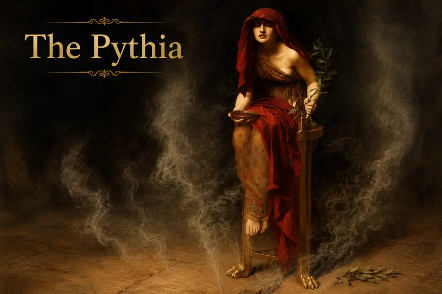 The Pythia in the Oracle of Delphi