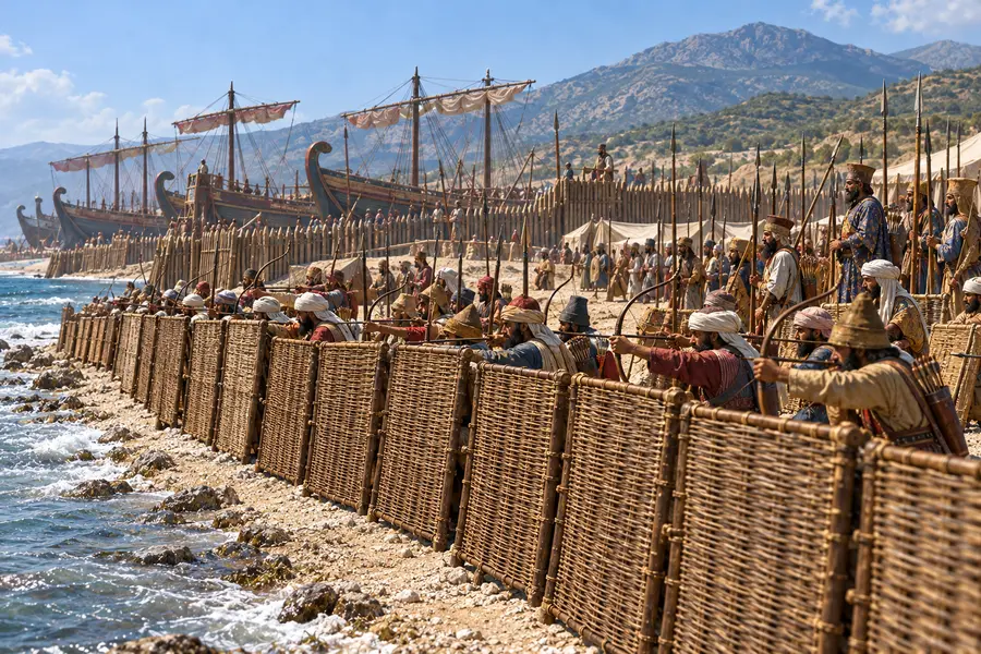 Persian Defensive Line at Mycale