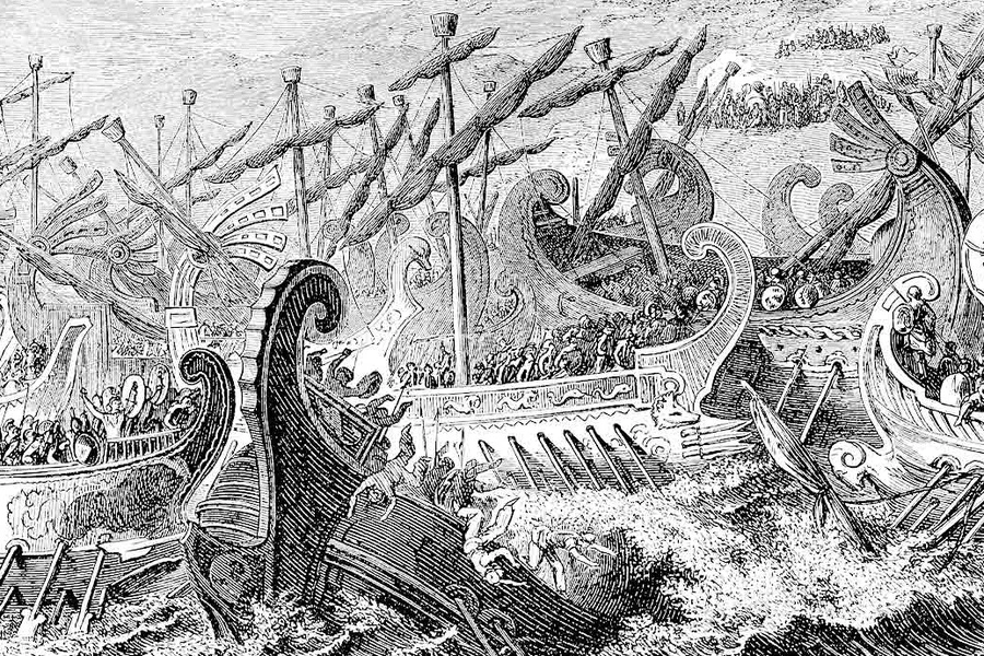 Persian Fleet at Mycale