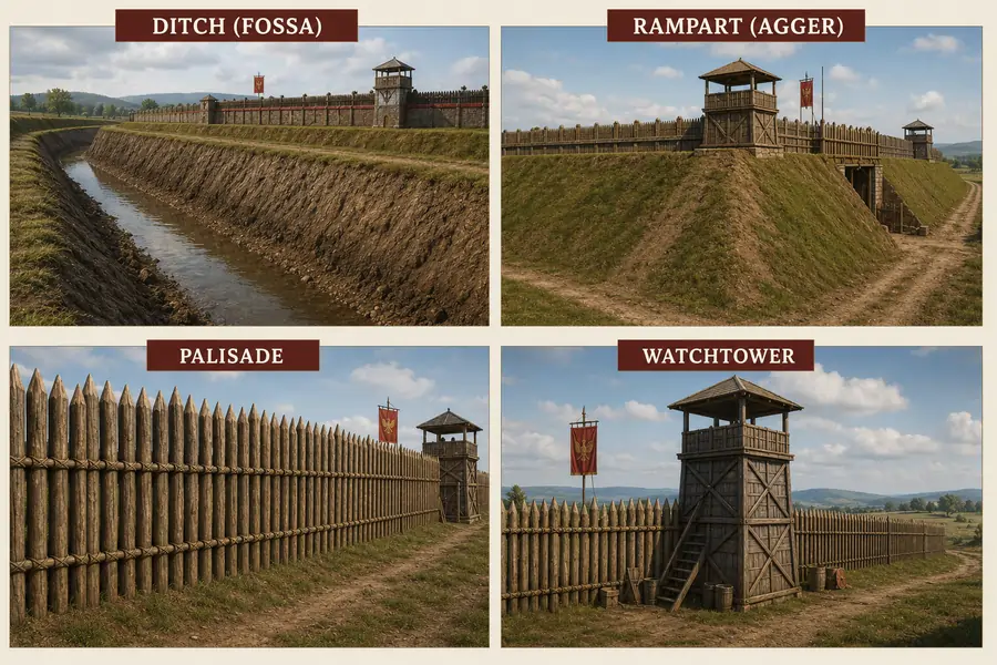 Defenses of Roman Camps