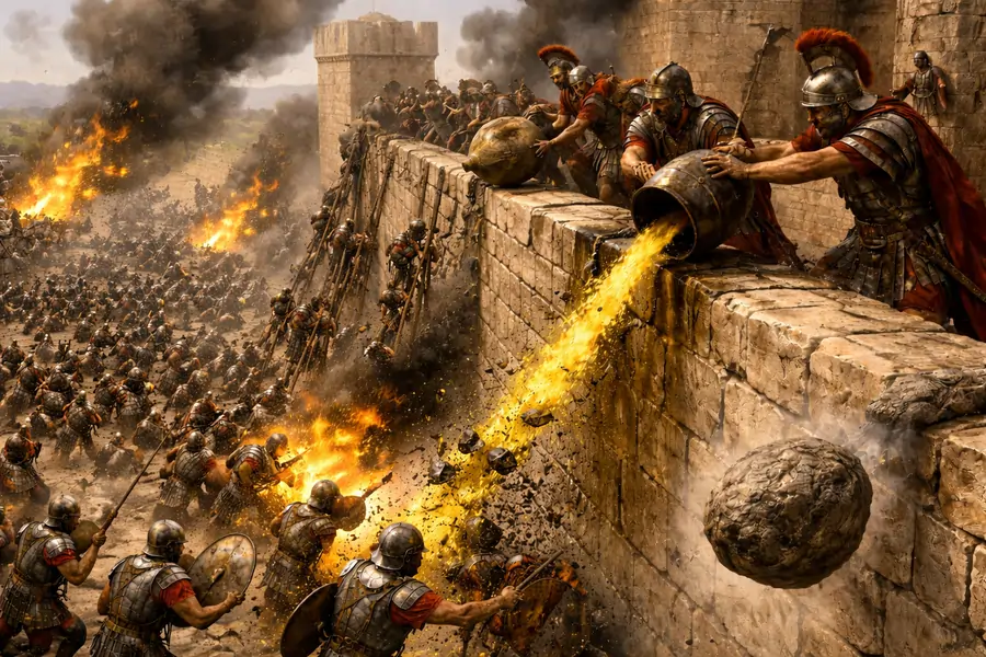 Roman counter-attack in Battle of Rome