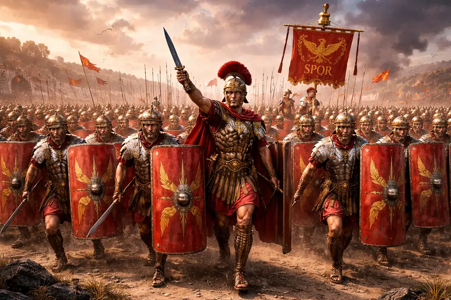 Roman Legion in action