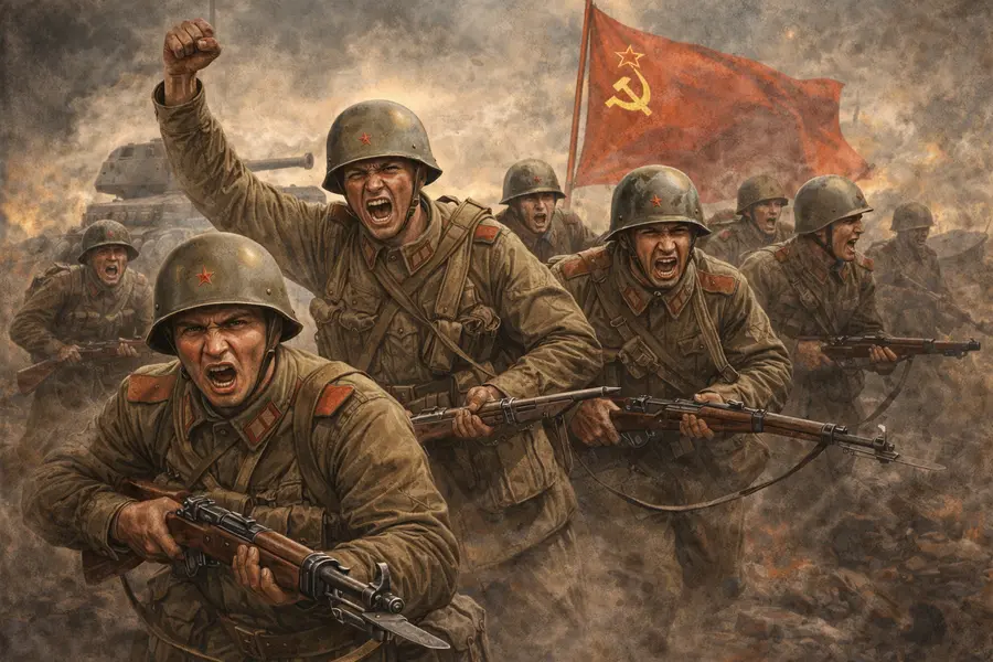 Soviet army soldiers