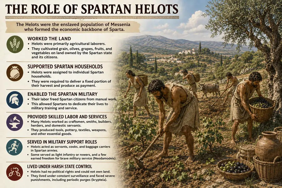 Role of helots in Spartan society