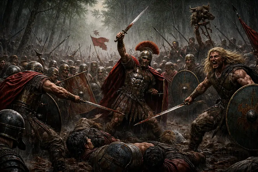 The Battle of the Teutoburg Forest