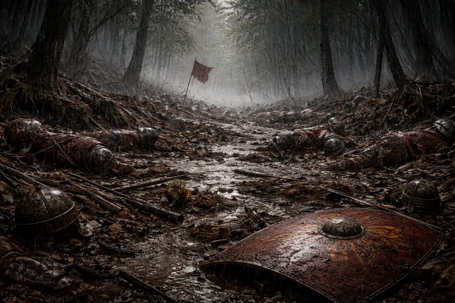 Terrain of the Teutoburg Forest