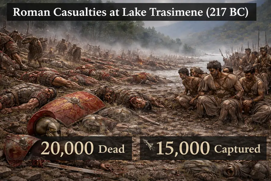 Casualties of the Battle of Lake Trasimene