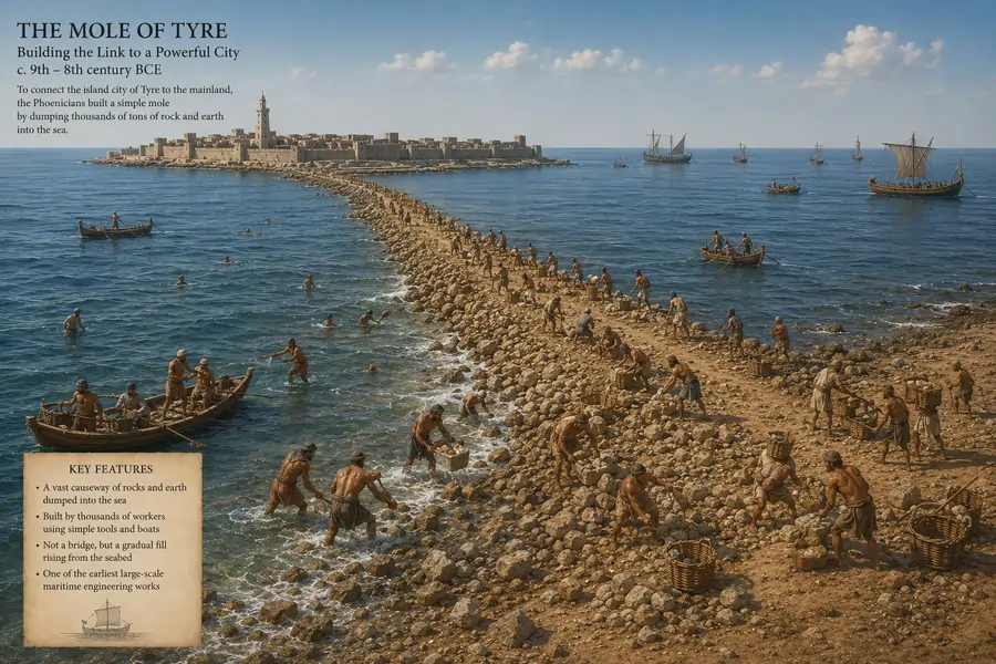The Causeway of the Siege of Tyre