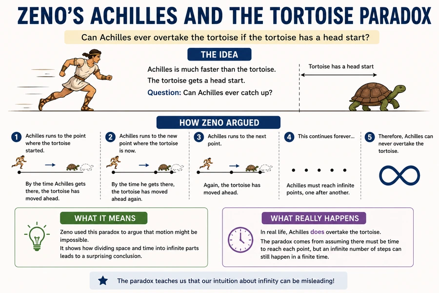 Zeno's Achilles and the Tortoise